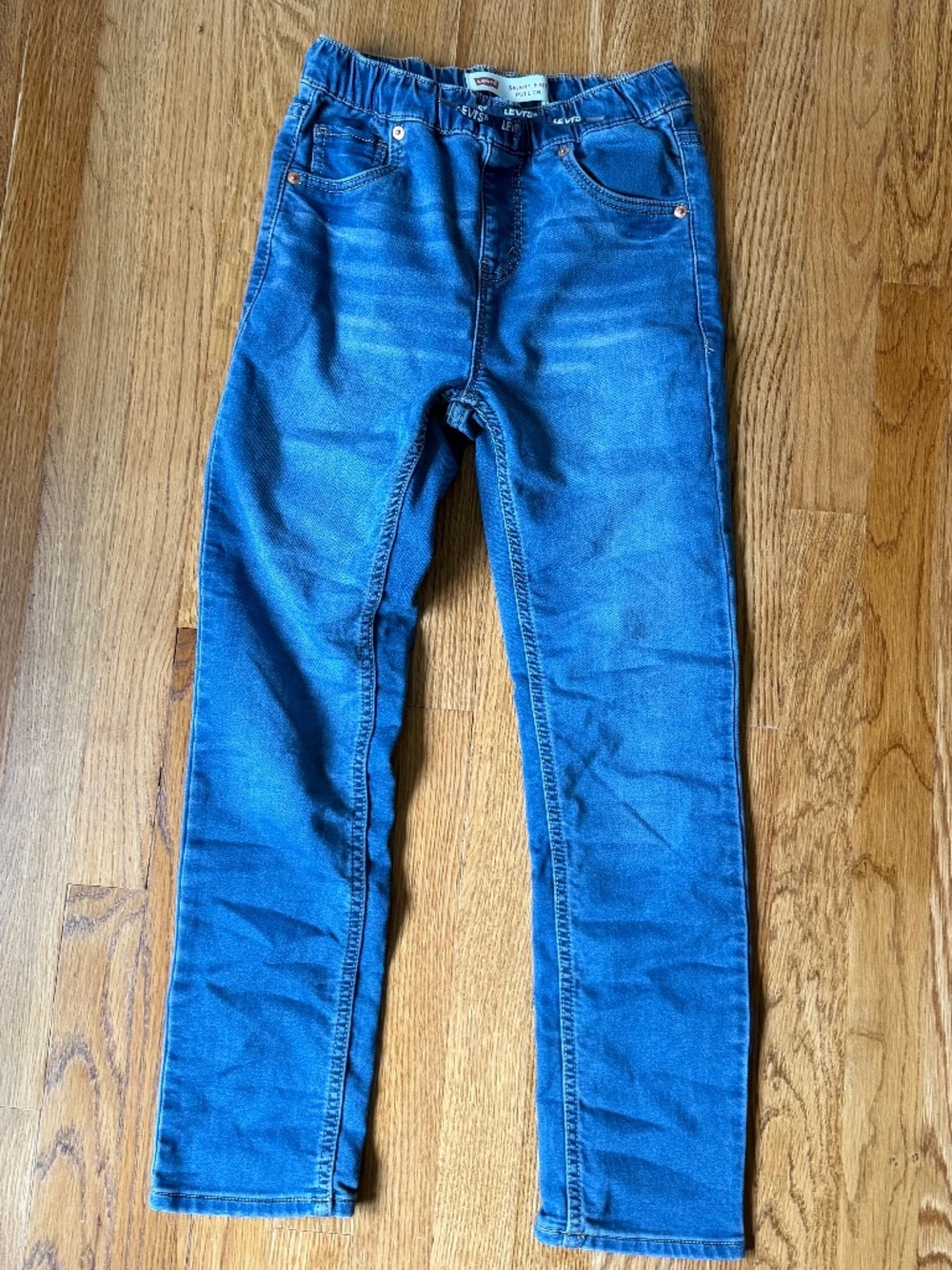 Levi's Boys Stretch Skinny Pull-on Jeans, Blue, Size 12, 26x27